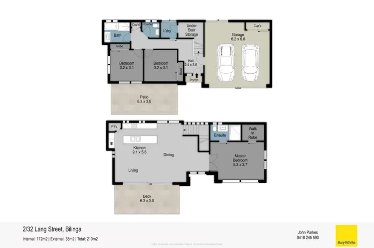 Floorplan of Homely house listing, 2/32 Lang Street, Bilinga QLD 4225