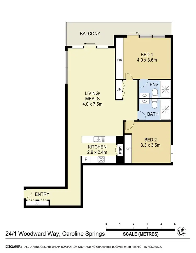 Floorplan of Homely house listing, 24/1 Woodward Way, Caroline Springs VIC 3023