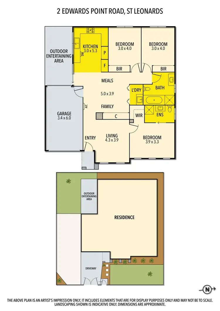 Floorplan of Homely house listing, 2 Edwards Point Road, St Leonards VIC 3223