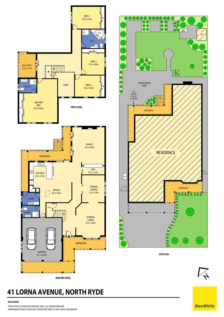 Floorplan of Homely house listing, 41 Lorna Avenue, North Ryde NSW 2113