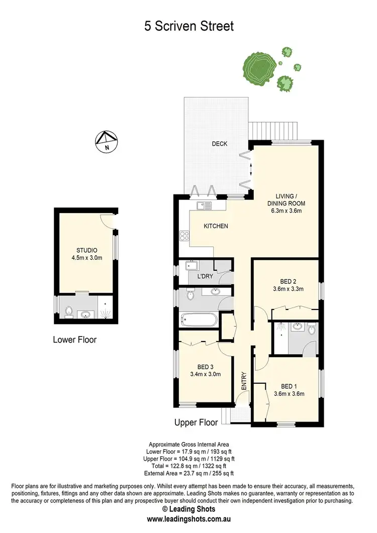 Floorplan of Homely house listing, 5 Scriven Street, Wilston QLD 4051