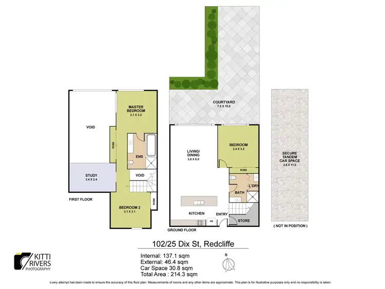 Floorplan of Homely unit listing, 102/25-33 Dix Street, Redcliffe QLD 4020