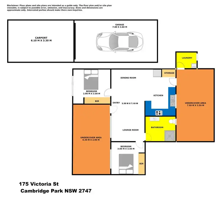 Floorplan of Homely house listing, 175 Victoria Steet, Cambridge Park NSW 2747