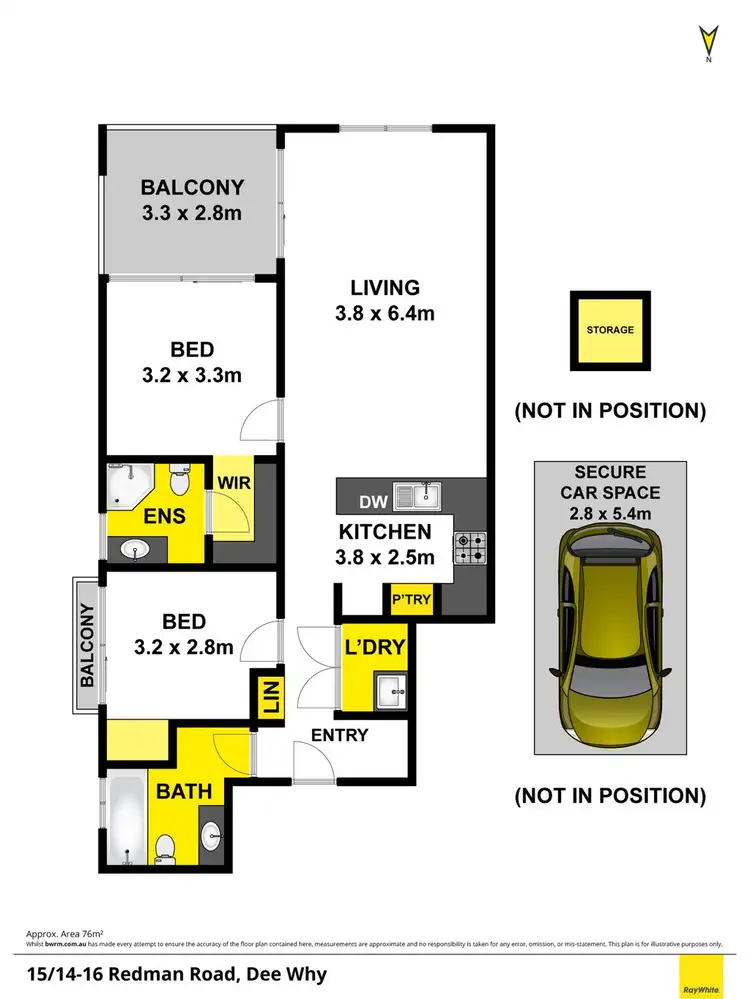Floorplan of Homely apartment listing, 15/14-16 Redman Road, Dee Why NSW 2099