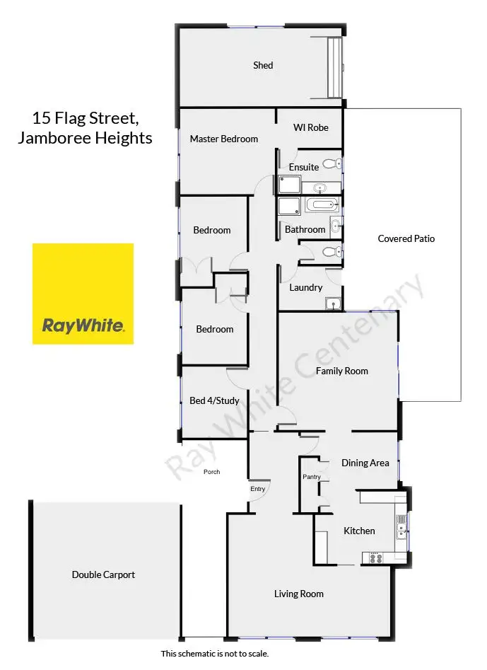 Floorplan of Homely house listing, 15 Flag Street, Jamboree Heights QLD 4074