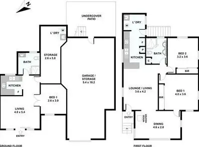 Floorplan of Homely house listing, 4 Lind Avenue, Southport QLD 4215