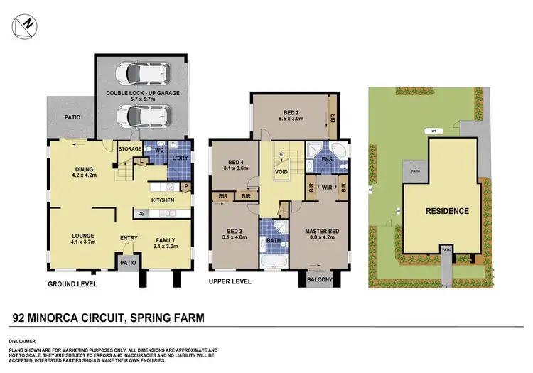 Floorplan of Homely house listing, 92 Minorca Circuit, Spring Farm NSW 2570