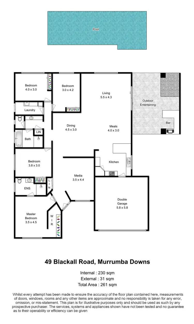 Floorplan of Homely house listing, 49 Blackall Road, Murrumba Downs QLD 4503