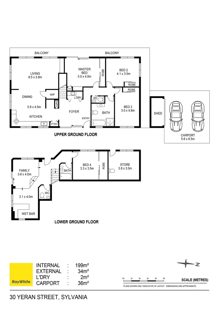 Floorplan of Homely house listing, 30 Yeran Street, Sylvania NSW 2224