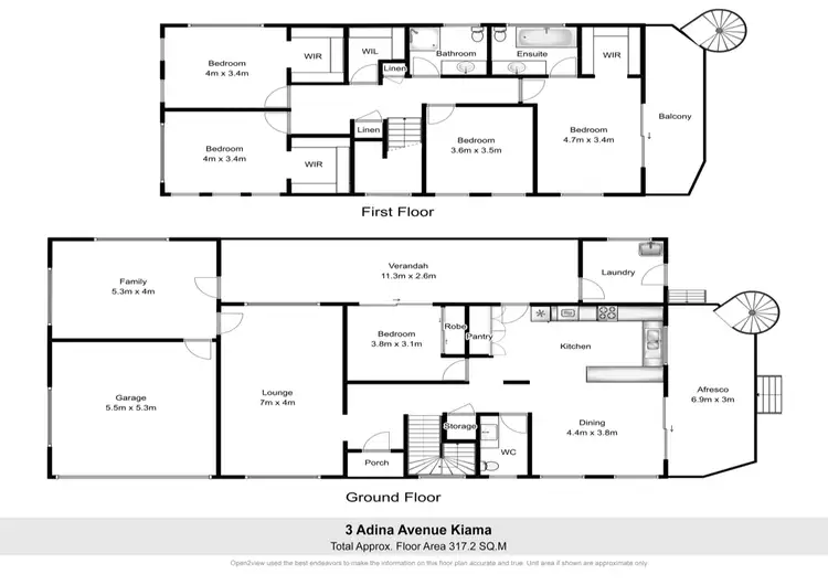 Floorplan of Homely house listing, 3 Adina Avenue, Kiama NSW 2533