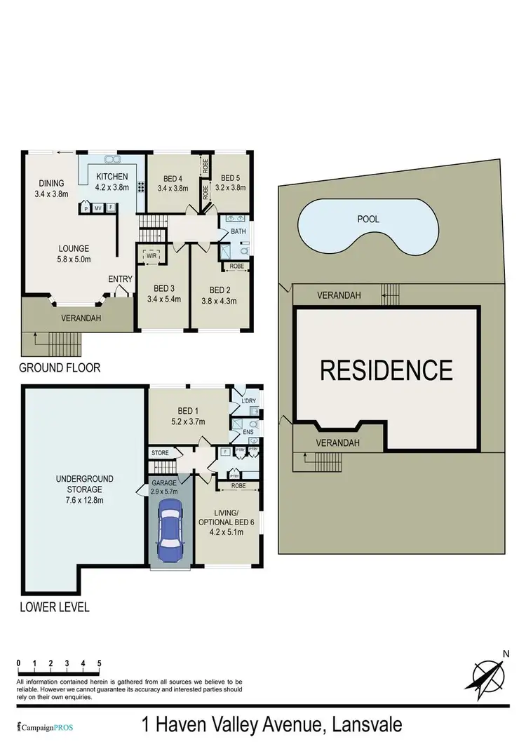 Floorplan of Homely house listing, 1 Haven Valley Way, Lansvale NSW 2166