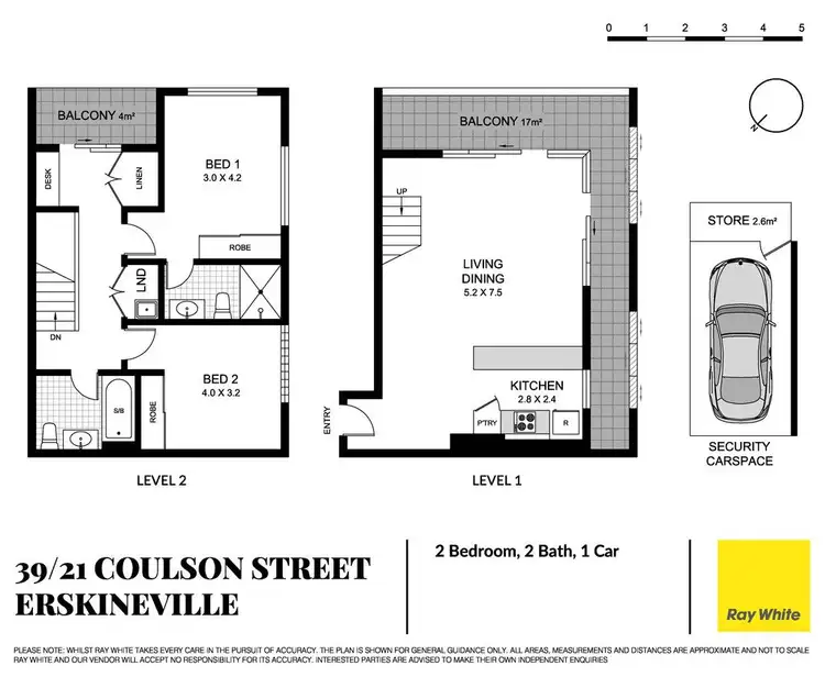Floorplan of Homely apartment listing, 39/21 Coulson Street, Erskineville NSW 2043