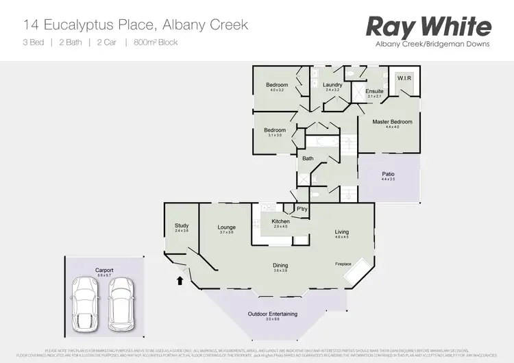 Floorplan of Homely house listing, 14 Eucalyptus Place, Albany Creek QLD 4035