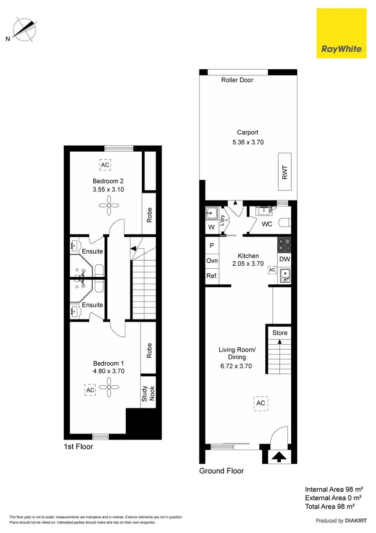 Floorplan of Homely townhouse listing, 1/31 Brown Street, Brompton SA 5007