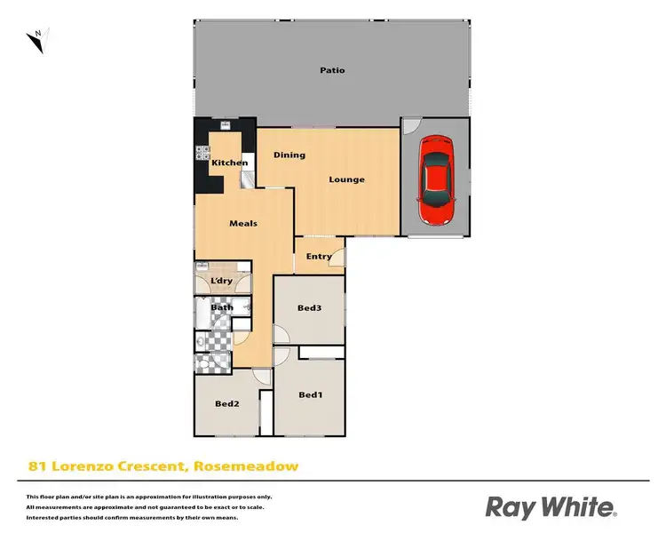 Floorplan of Homely house listing, 81 Lorenzo Crescent, Rosemeadow NSW 2560
