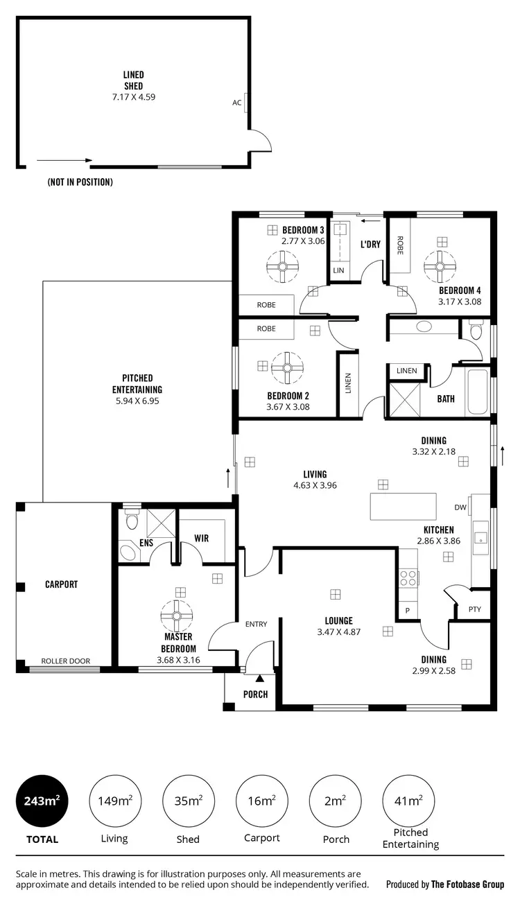 Floorplan of Homely house listing, 8 Normanton Court, Craigmore SA 5114