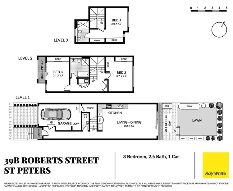 Floorplan of Homely house listing, 39b Roberts Street, St Peters NSW 2044