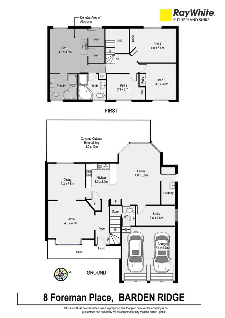 Floorplan of Homely house listing, 8 Foreman Place, Barden Ridge NSW 2234