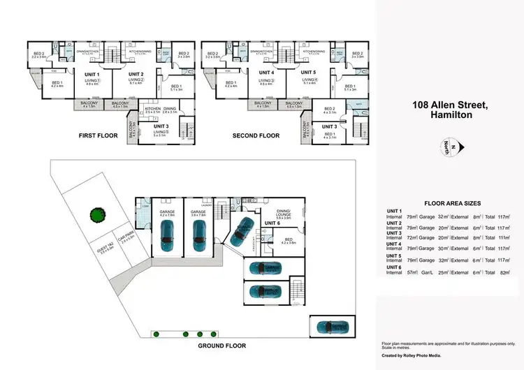 Floorplan of Homely block of units listing, 108 Allen Street, Hamilton QLD 4007