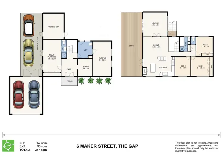 Floorplan of Homely house listing, 6 Maker Street, The Gap QLD 4061