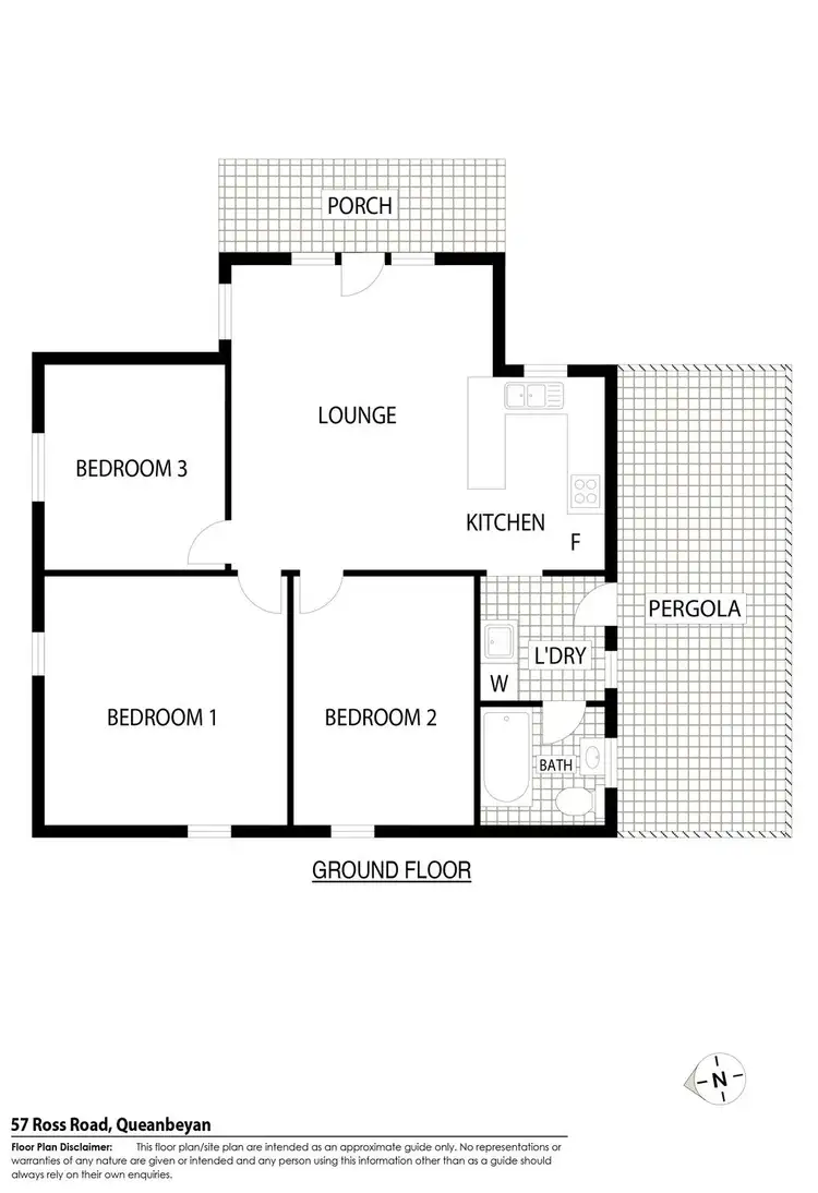 Floorplan of Homely house listing, 57 Ross Road, Crestwood NSW 2620