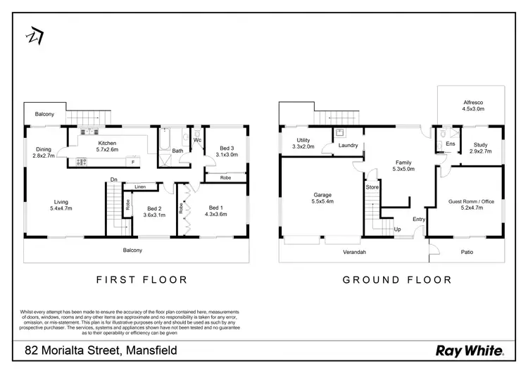 Floorplan of Homely house listing, 82 Morialta Street, Mansfield QLD 4122