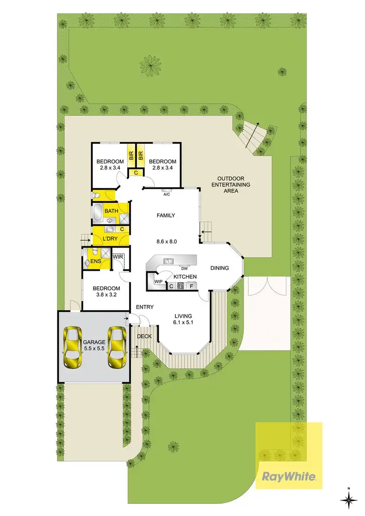 Floorplan of Homely house listing, 17 Victory Way, Highton VIC 3216