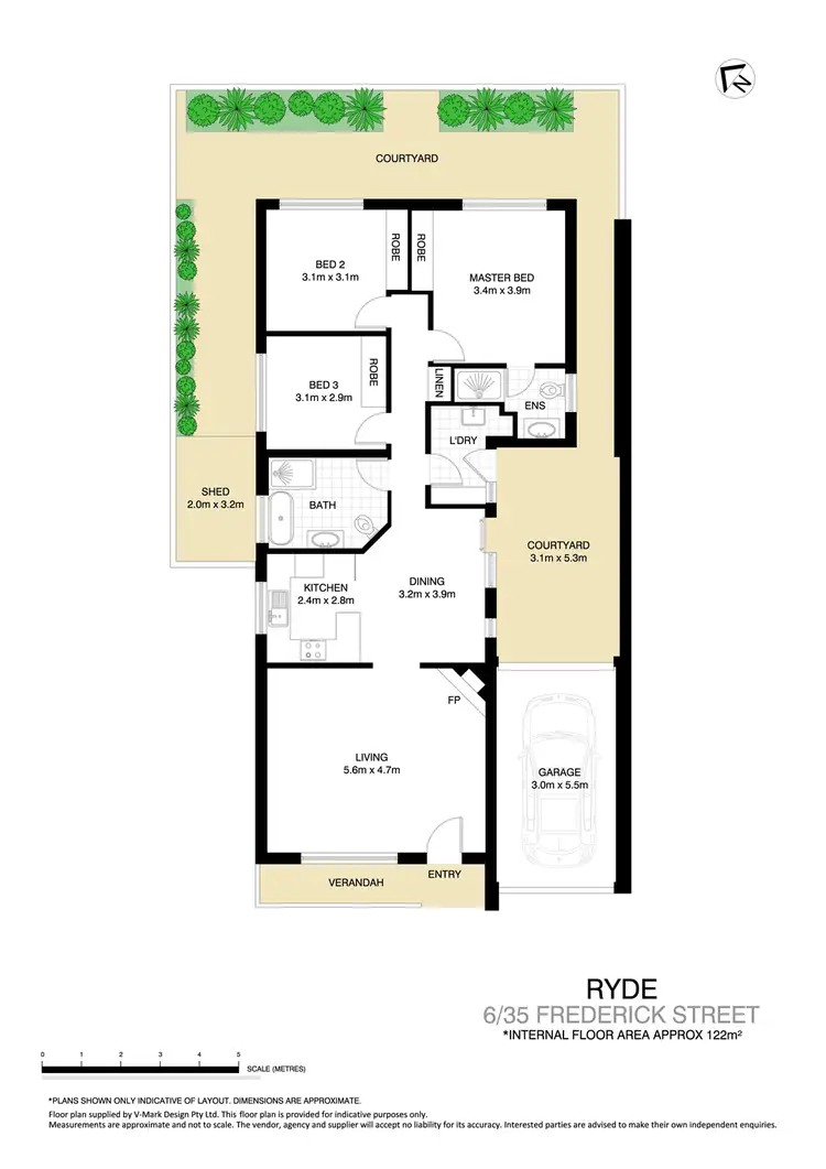 Floorplan of Homely villa listing, 6/35-35a Frederick Street, Ryde NSW 2112