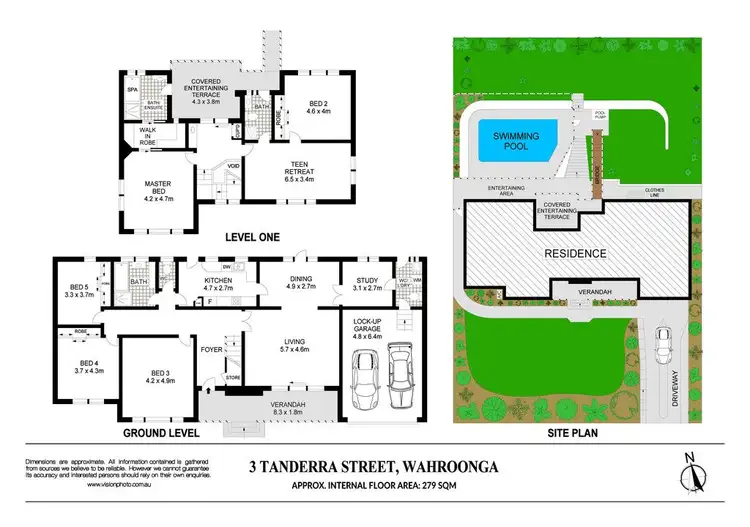 Floorplan of Homely house listing, 3 Tanderra Street, Wahroonga NSW 2076