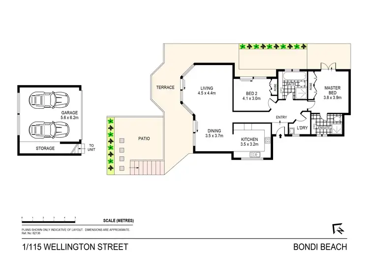 Floorplan of Homely apartment listing, 1/115 Wellington Street, Bondi Beach NSW 2026