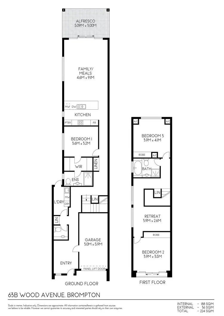 Floorplan of Homely house listing, 63 Wood Avenue, Brompton SA 5007