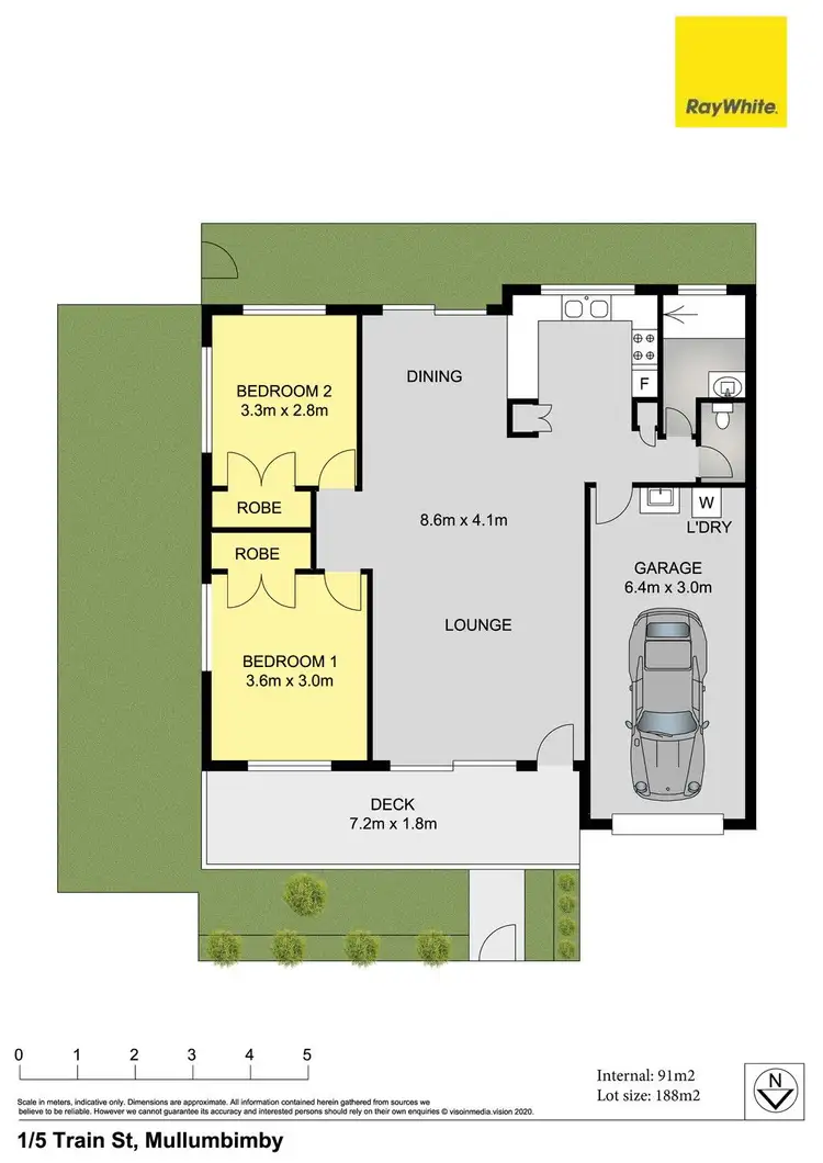 Floorplan of Homely villa listing, 1/5 Train Street, Mullumbimby NSW 2482