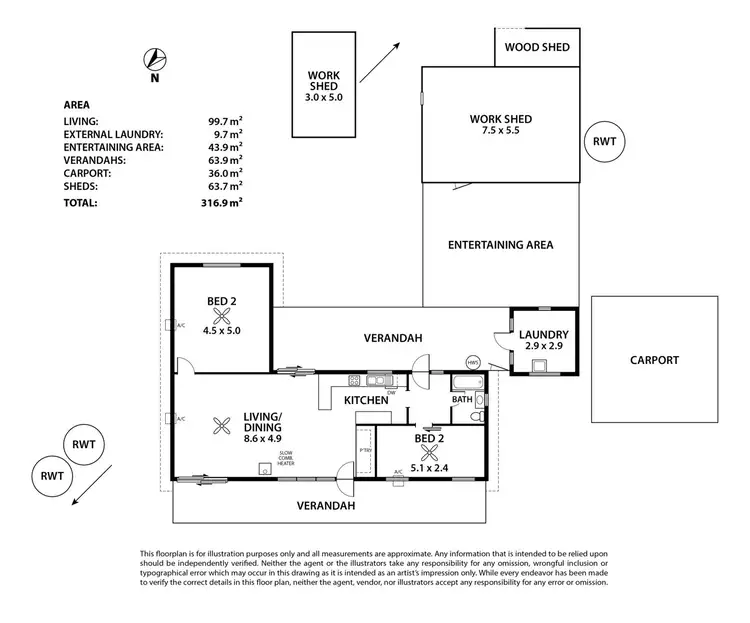 Floorplan of Homely house listing, 3 Timothy James Court, Murray Bridge SA 5253