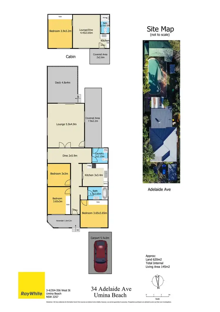 Floorplan of Homely house listing, 34 Adelaide Avenue, Umina Beach NSW 2257