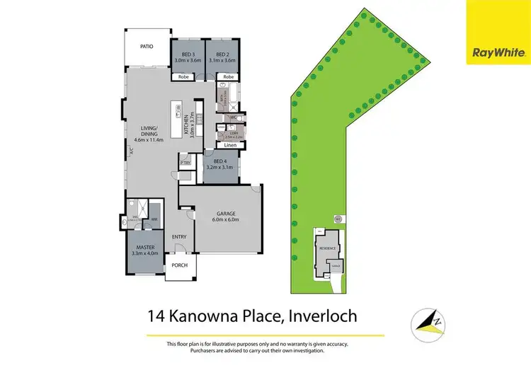 Floorplan of Homely house listing, 14 Kanowna Place, Inverloch VIC 3996