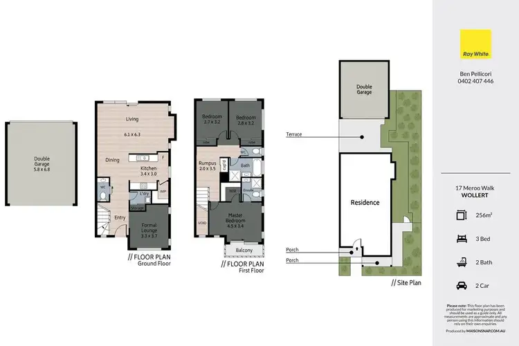 Floorplan of Homely house listing, 17 Meroo Walk, Wollert VIC 3750