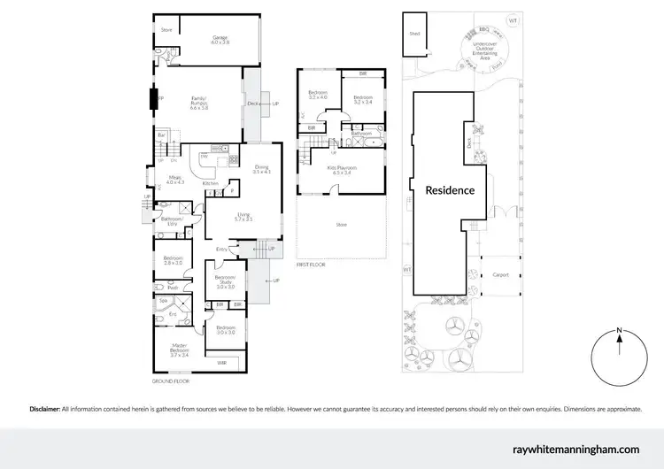 Floorplan of Homely house listing, 44 Dirkala Avenue, Heathmont VIC 3135