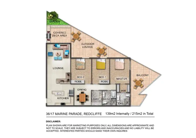 Floorplan of Homely apartment listing, 36/17 Marine Parade, Redcliffe QLD 4020