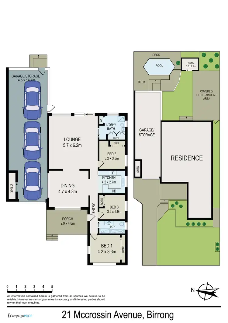Floorplan of Homely house listing, 21 McCrossin Avenue, Birrong NSW 2143