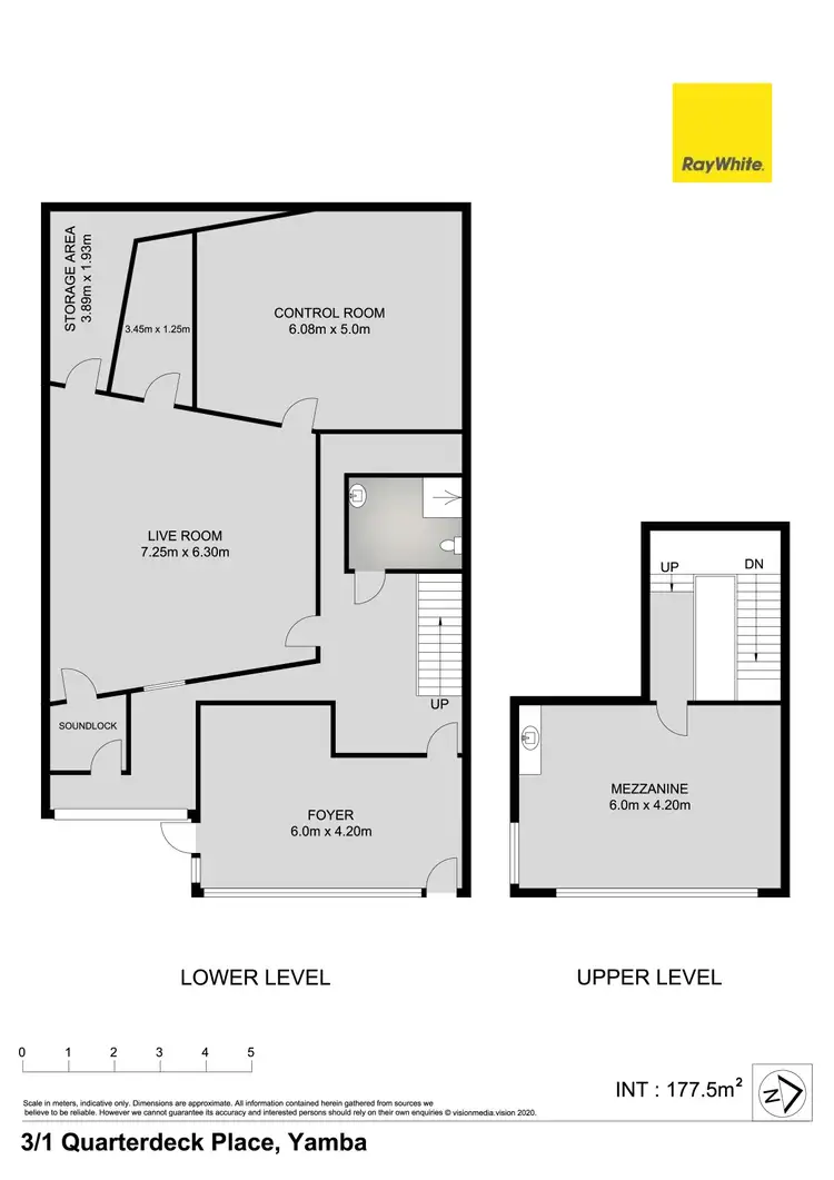 Floorplan of Homely studio listing, 3/1 Quarterdeck Place, Yamba NSW 2464