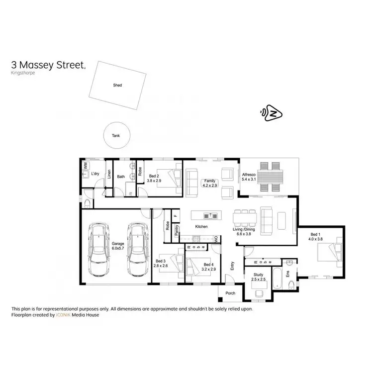 Floorplan of Homely house listing, 3 Massey Street, Kingsthorpe QLD 4400