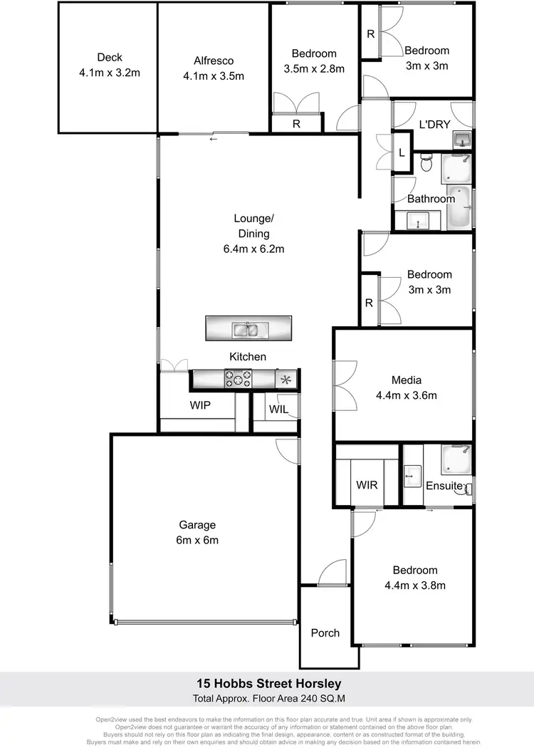 Floorplan of Homely house listing, 15 Hobbs Street, Horsley NSW 2530