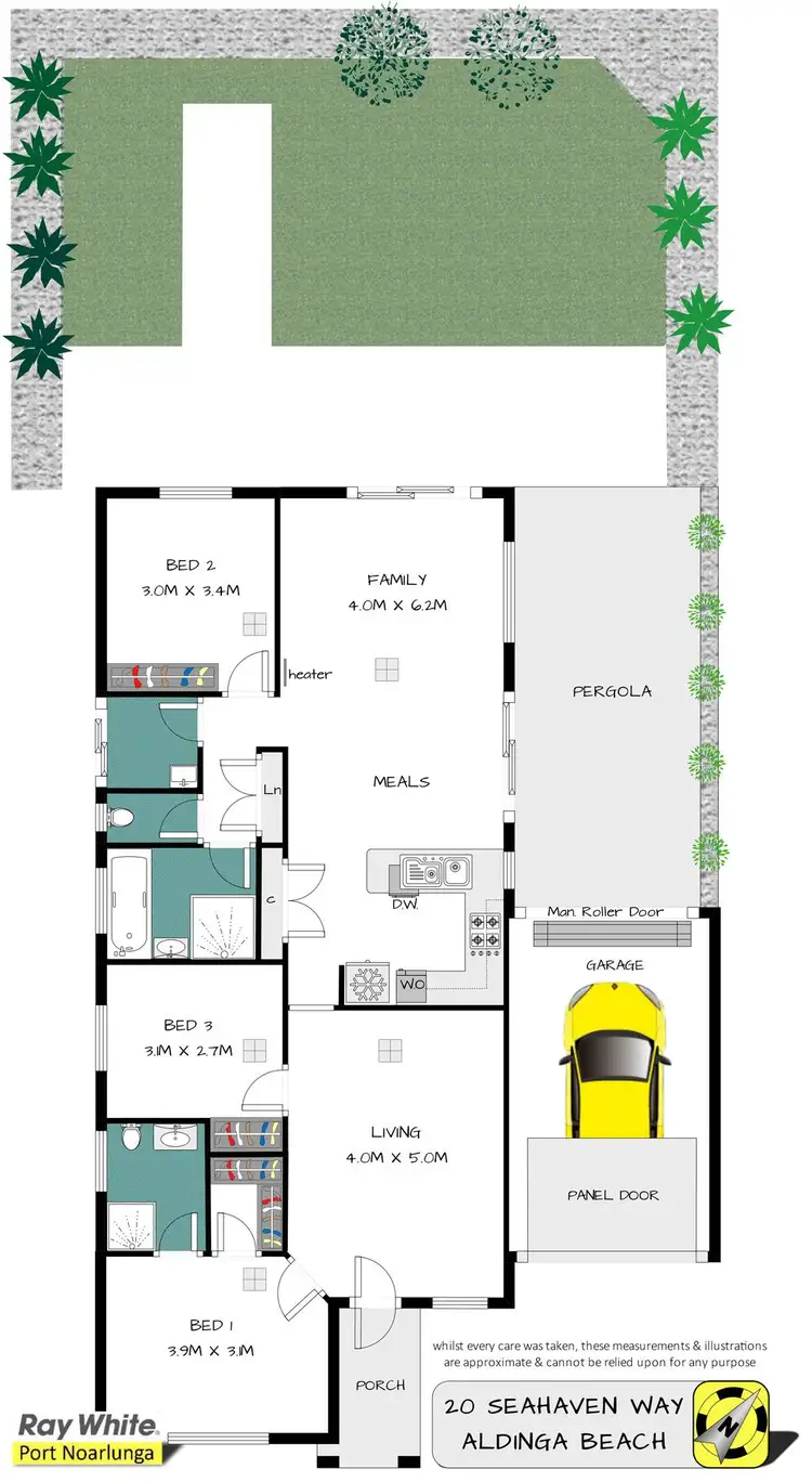 Floorplan of Homely house listing, 20 Seahaven Way, Aldinga Beach SA 5173