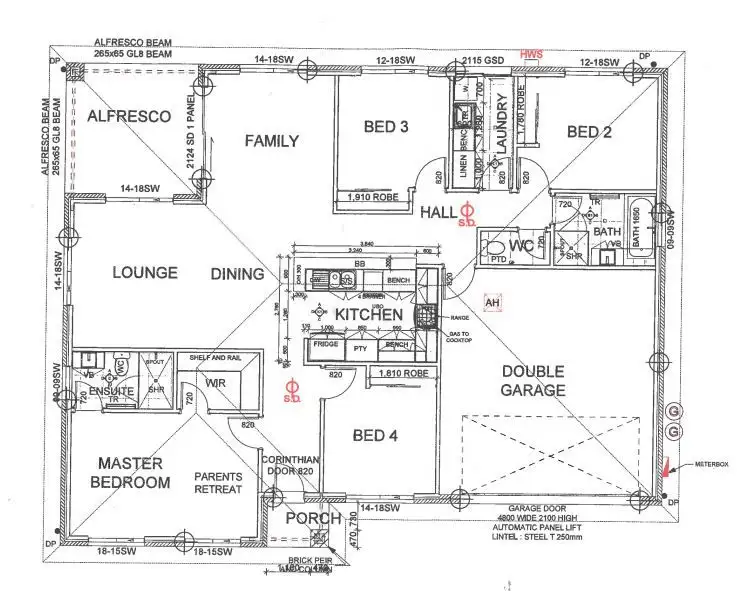 Floorplan of Homely house listing, 205 Ral Ral Avenue, Renmark SA 5341