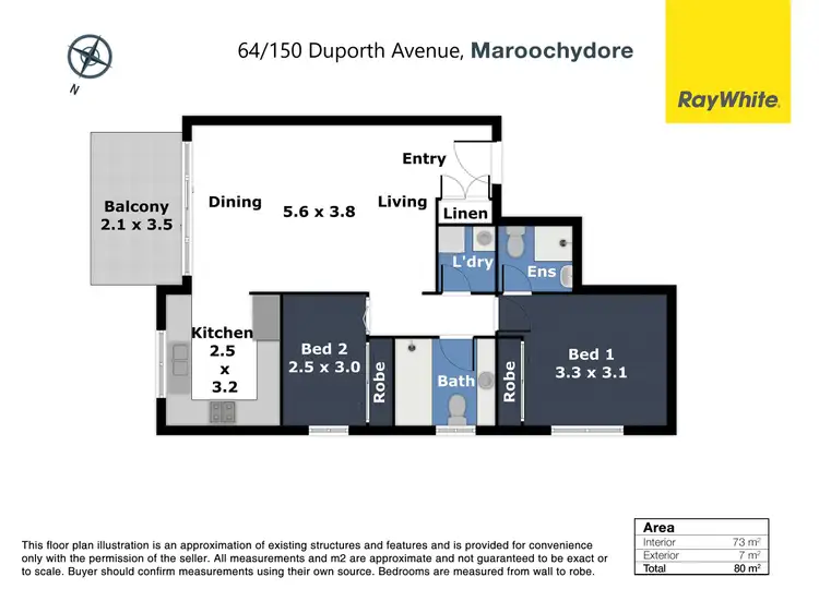 Floorplan of Homely unit listing, 64/150 Duporth Avenue, Maroochydore QLD 4558