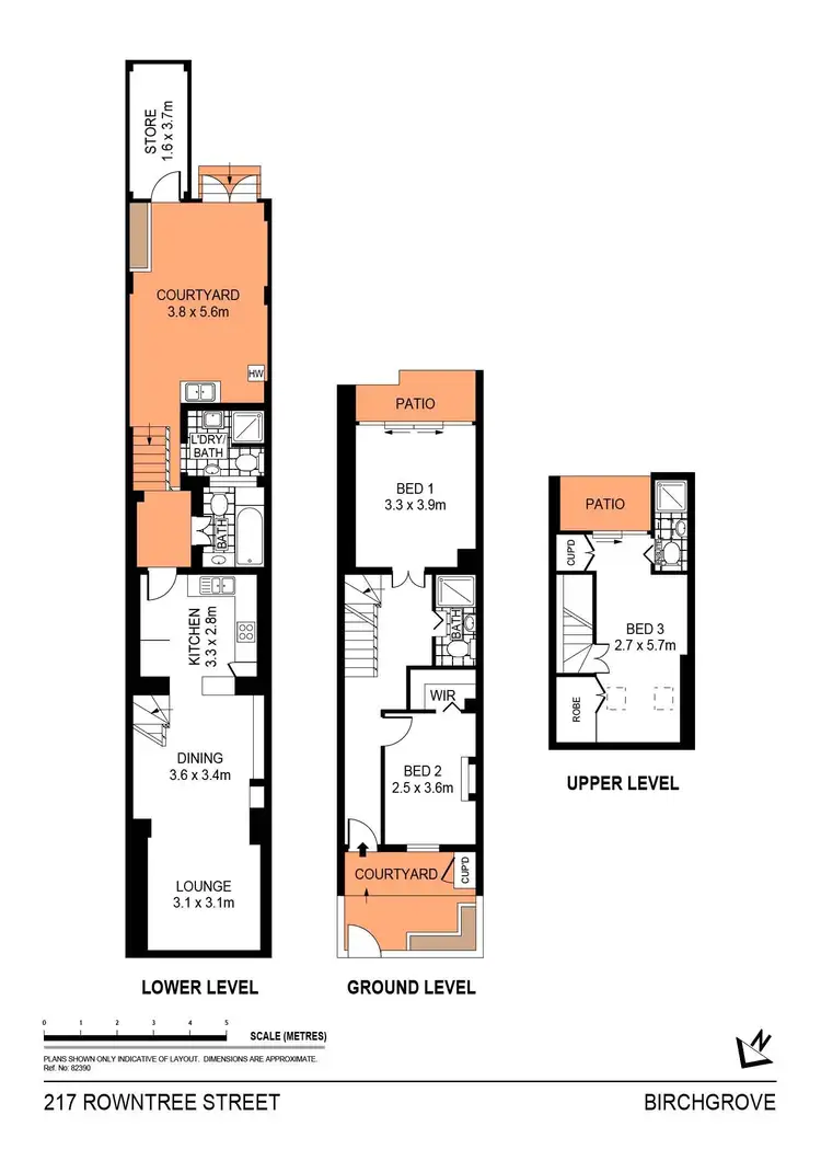 Floorplan of Homely house listing, 217 Rowntree Street, Birchgrove NSW 2041