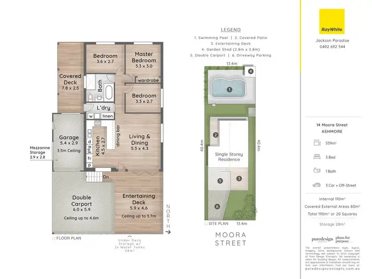 Floorplan of Homely house listing, 14 Moora Street, Ashmore QLD 4214
