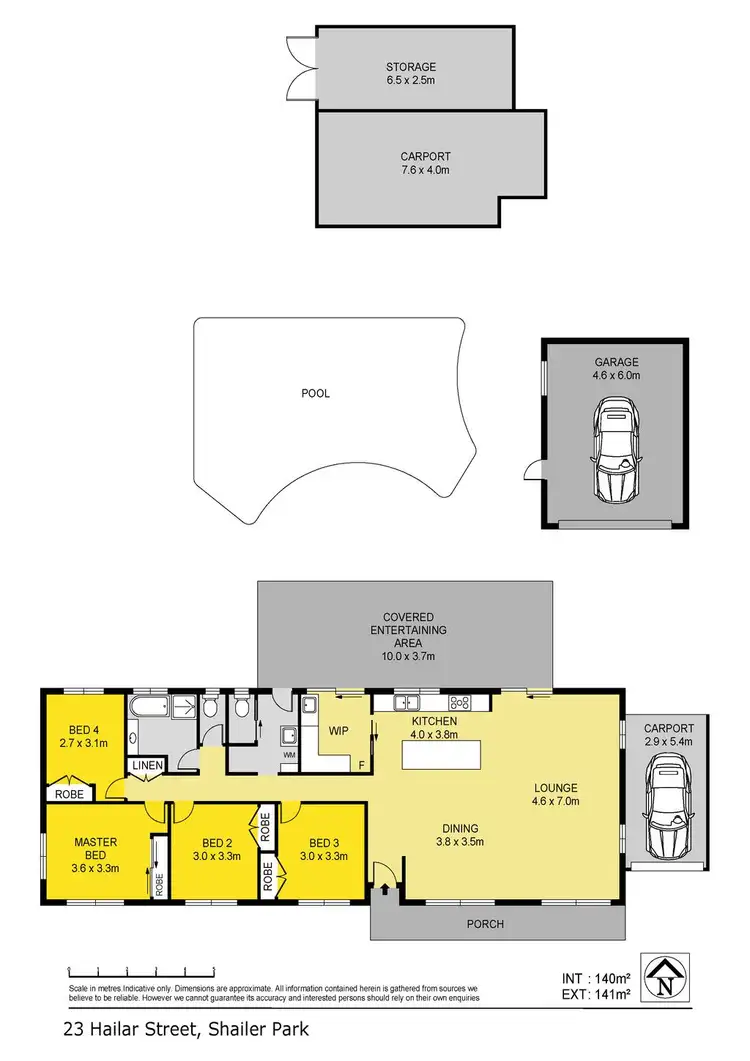 Floorplan of Homely house listing, 23 Hailar Street, Shailer Park QLD 4128