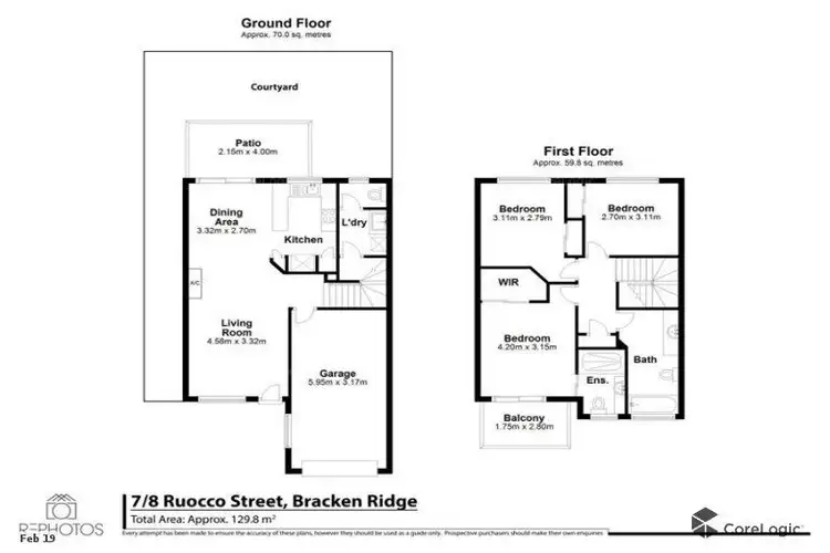 Floorplan of Homely house listing, 7/8 Ruocco Street, Bracken Ridge QLD 4017
