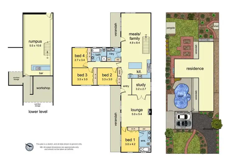 Floorplan of Homely house listing, 11 Columbia Avenue, Croydon VIC 3136
